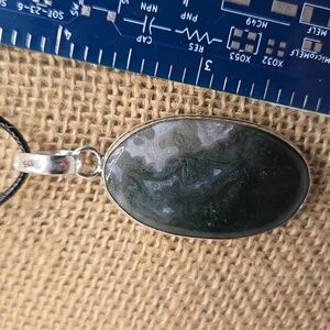 Moss Agate pendant #312